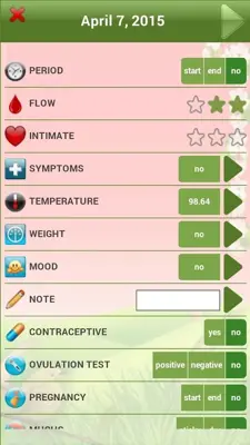 Ovulation and Period Calendar android App screenshot 9